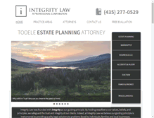 Tablet Screenshot of integritylawoffice.com